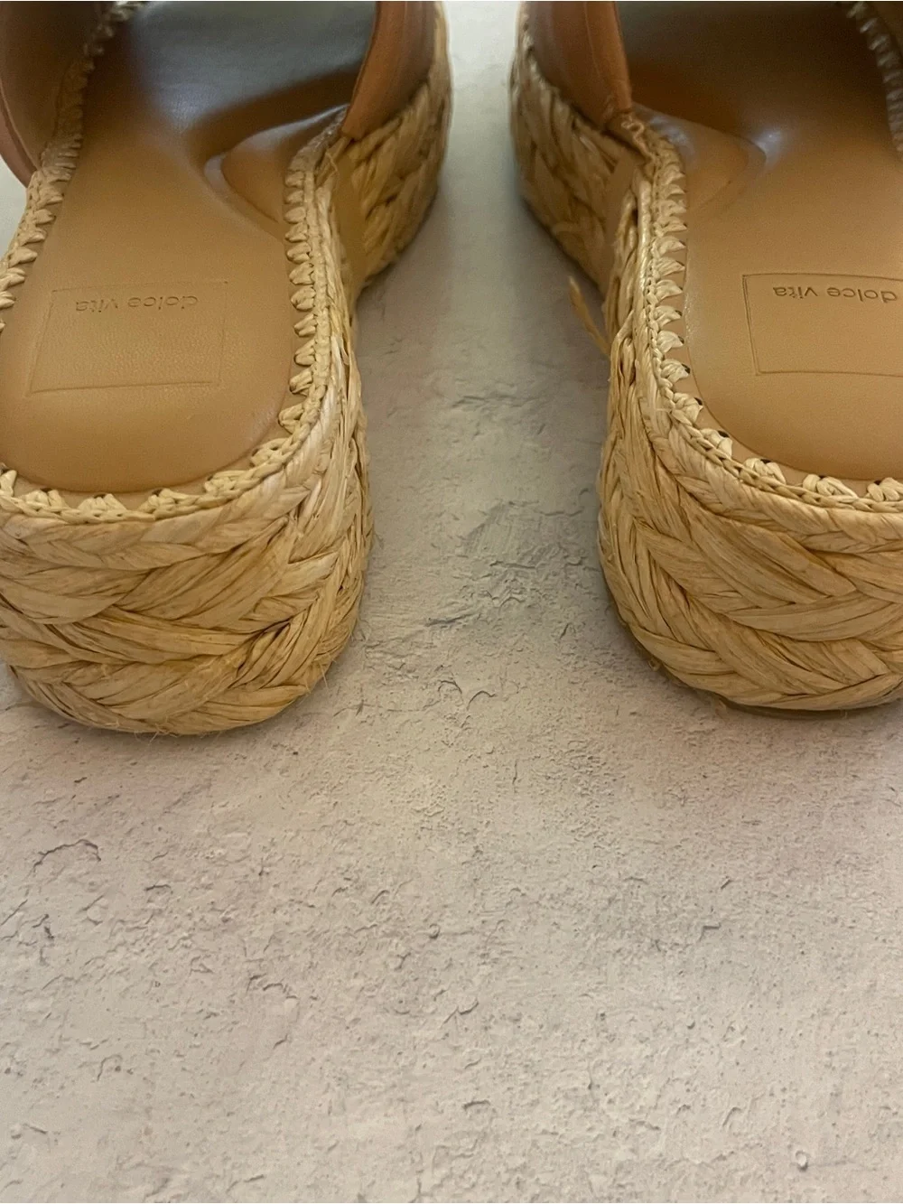 Dolce Vita “Chavi” Honey Leather Slides